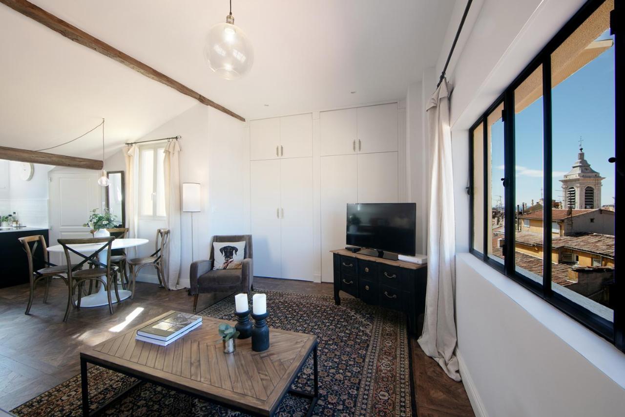 Cocoon Loft - Magnifique Loft Sous Toit, Refait A Neuf, Vues Splendides, Clim, Wifi Daire Nice Dış mekan fotoğraf