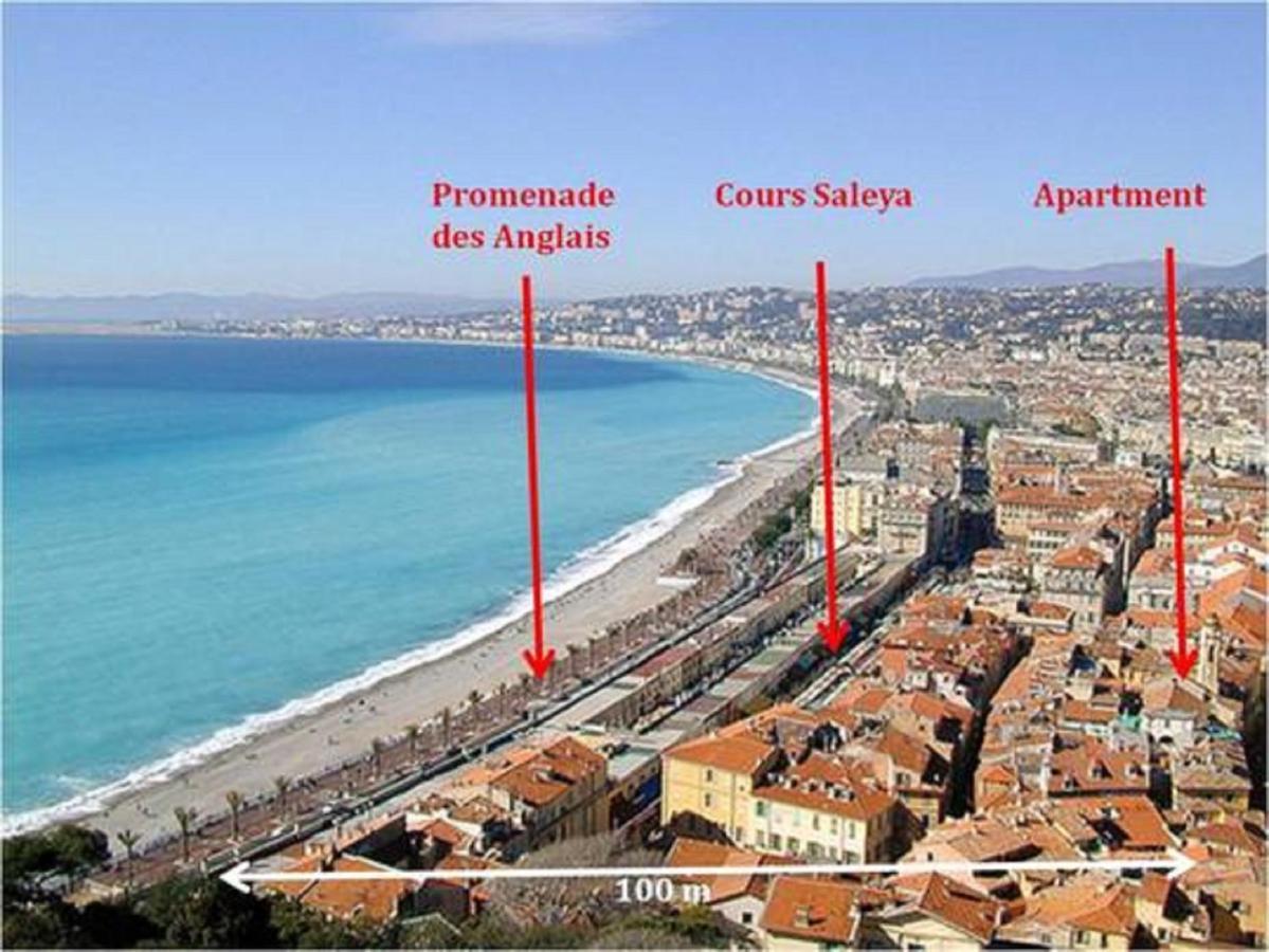 Cocoon Loft - Magnifique Loft Sous Toit, Refait A Neuf, Vues Splendides, Clim, Wifi Daire Nice Dış mekan fotoğraf